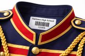 Band Uniform with Iron on barcode tag
