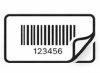 Durable Self adhesive pressure sensitive barcode labels for helmets, gear, cases any hard surface