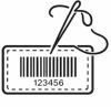 Sew In Barcode Labels for Costumes, Uniforms and all Textile Products