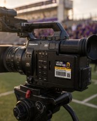 Supreme Durability Laminated BArcode Labels on Video Camera