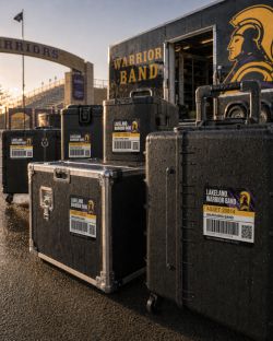 supreme durabilityone marching band travel cases
