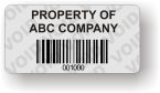 Tamper Evident Asset Labels