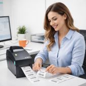 Low Volume Barcode Print Station