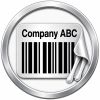 Metalized Silver Polyester Barcode Labels with High Tack Adhesive