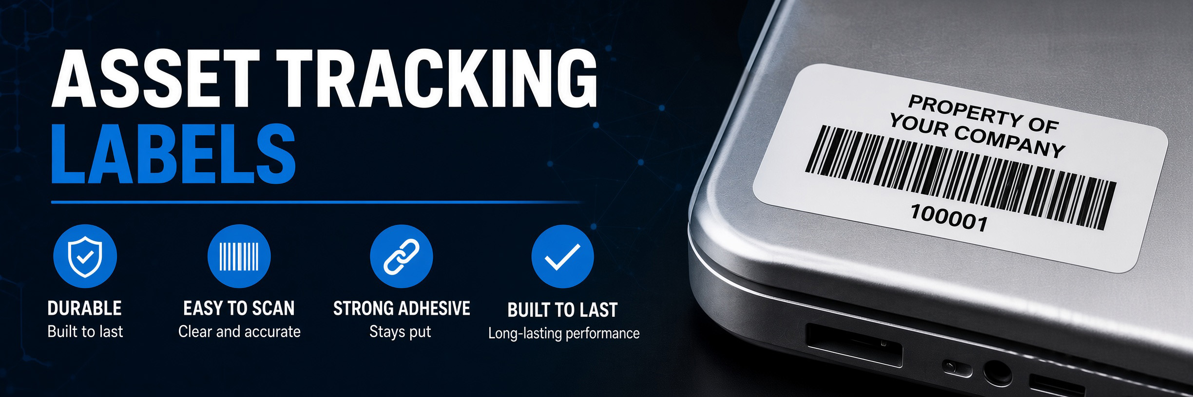 Asset Tracking Barcode Labels