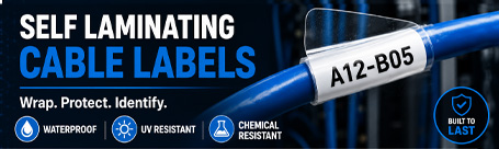 Self Laminating Cable & Wire Labels