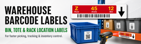 Warehouse Bin, Tote and Pallet Labels