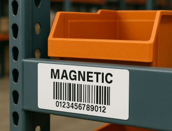 Retro Reflective Barcode Bin labels - Scan up to 30 feet away