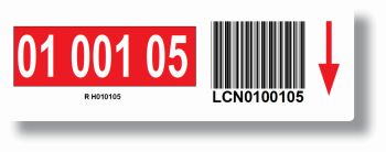 Supreme Laminated Bin Labels